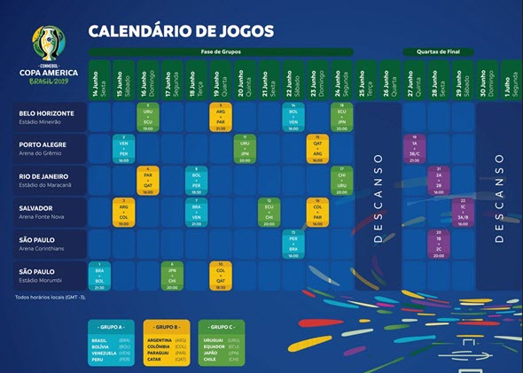Calendario de Jogos